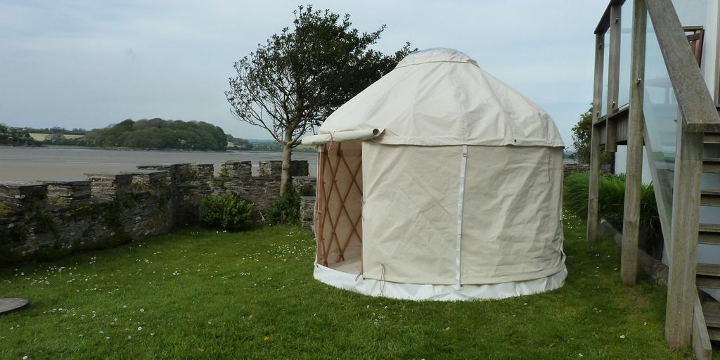 wedding yurt in a scenic outdoor location